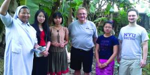 Friendly and happily at Myittamon Orphanage