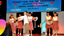 Child performance on stage