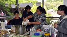 filling the milk